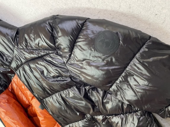 SAVE THE DUCK PUFFER JACKET STREETWEAR ORANGE ΑΝΤΡΙΚΟ PRE OWNED M/L