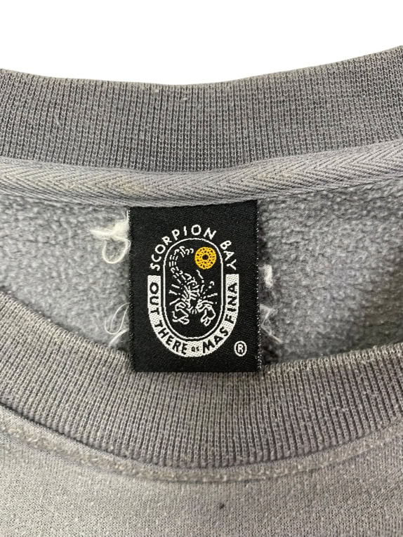 Scorpion Bay Φούτερ Vintage Logo Γκρι Ανδρικό XL