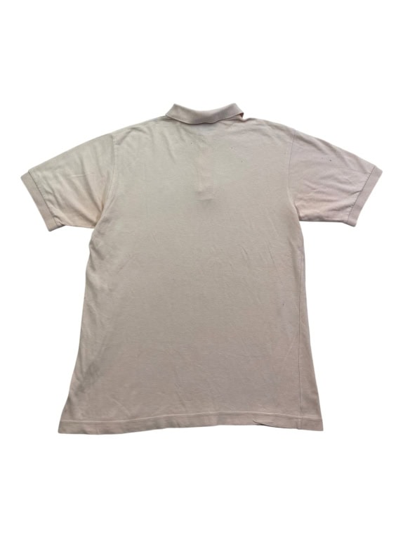 SERGIO TACCHINI ΜΠΛΟΥΖΑ POLO 90s EMBROIDERED LOGO BEIGE UNISEX L