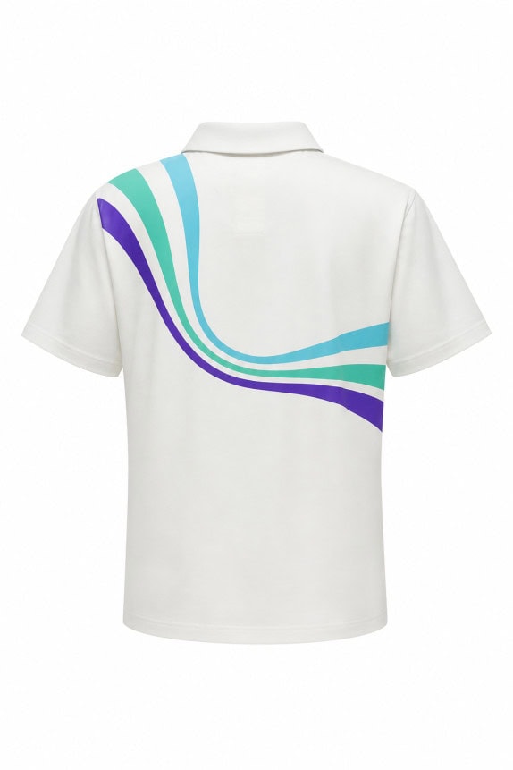 90s SERGIO TACCHINI POLO SHIRT RETRO SPORTSWEAR OFF WHITE MEN PRE OWNED L
