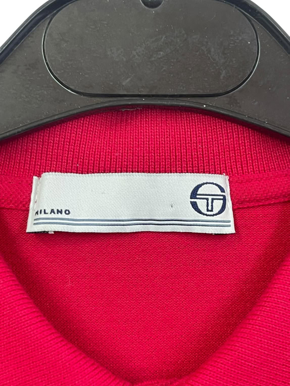 SERGIO TACCHINI ΜΠΛΟΥΖΑ POLO VINTAGE ΚΟΚΚΙΝΟ ΑΝΤΡΙΚΟ M pre-owned
