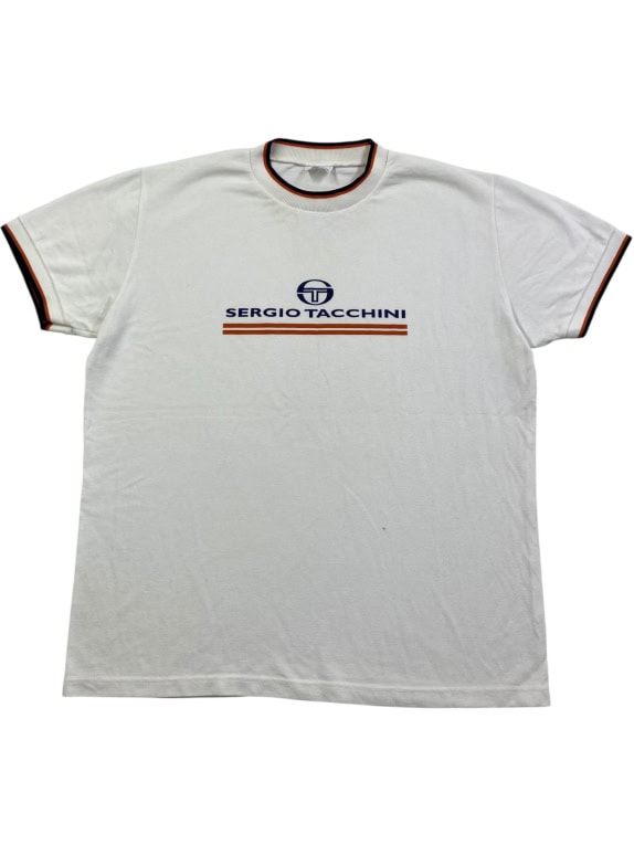 SERGIO TACCHINI Μπλουζάκι VINTAGE Λογότυπο Λευκό ΑΝΔΡΙΚΟ L