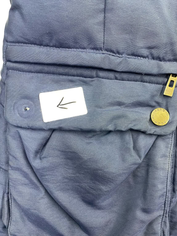 SERGIO TACCHINI Μπουφάν Puffer Vintage Λογότυπο Μπλε Γυναικείο XL