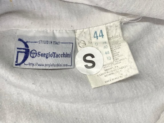 SERGIO TACCHINI PANTALONI TUTA SPORTSWEAR NAVY UNISEX PRE OWNED S