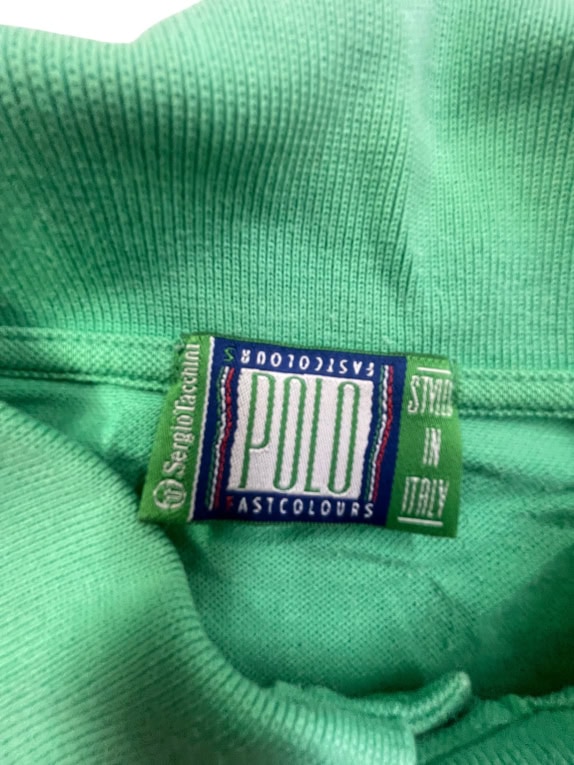 Sergio Tacchini Polo Μπλούζα Πράσινη Ανδρική XXL