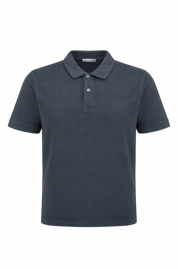 SERGIO TACCHINI POLO SHIRT MINIMAL NAVY ΑΝΤΡΙΚΟ PRE OWNED M