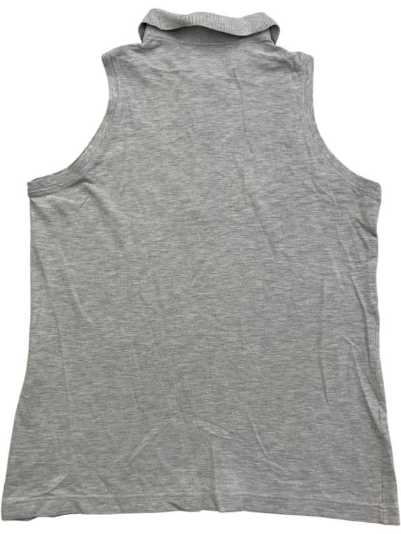 Sergio Tacchini Polo Sleeveless T-Shirt Classic Logo Γκρι ΓΥΝΑΙΚΕΙΟ M
