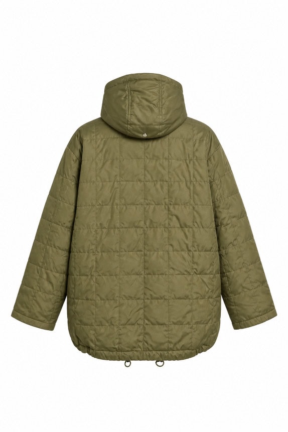 1990S SERGIO TACCHINI PUFFER JACKET MINIMAL OLIVE ΑΝΤΡΙΚΟ PRE OWNED XL