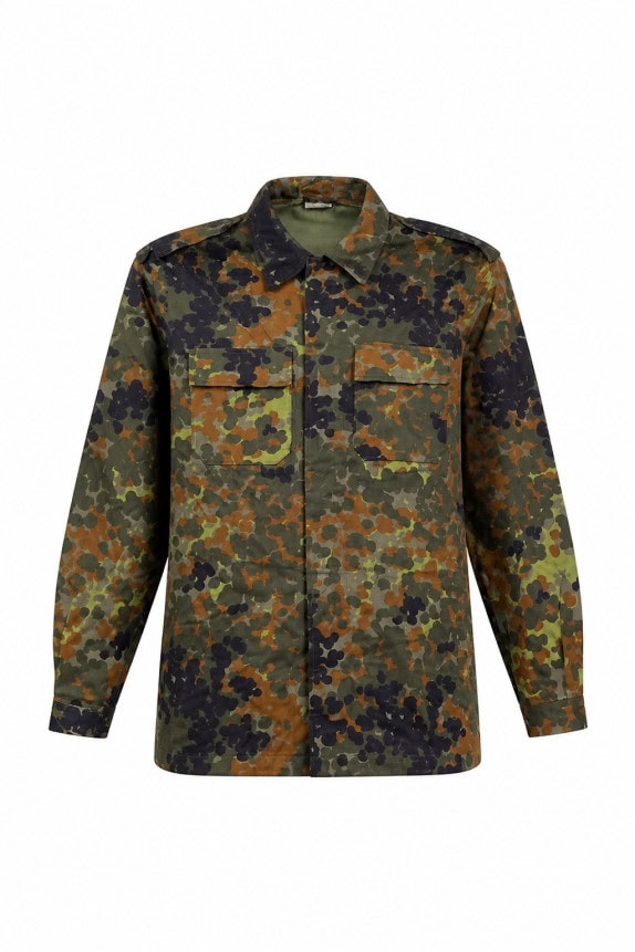 SEYNTEX ΣΤΡΑΤΙΩΤΙΚΟ ΠΟΥΚΑΜΙΣΟ VINTAGE UTILITY CAMO ΠΡΑΣΙΝΟ ΑΝΤΡΙΚΟ PRE OWNED M