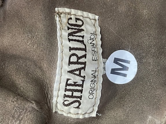 GIACCA SHEARLING BEIGE DONNA PRE OWNED M