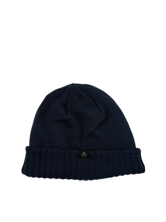 ΣΚΟΥΦΟΣ BEANIE ADIDAS 3-STRIPES ΔΙΠΛΗΣ ΟΨΗΣ NAVY VINTAGE