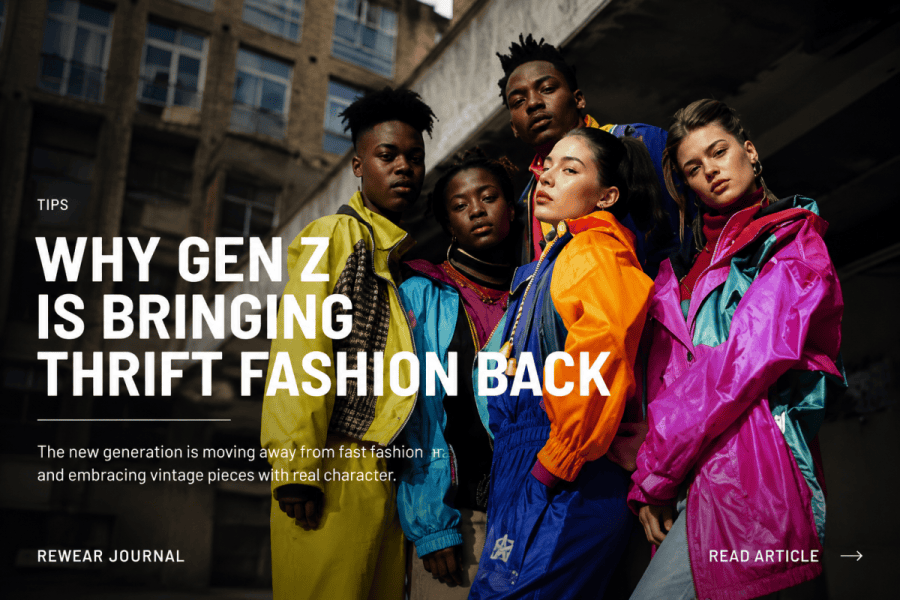 Γιατί η Gen Z επιστρέφει στο thrift fashion