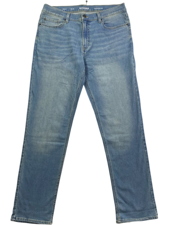 SONOMA Jean Παντελόνι Relaxed Fit Μπλε Ανδρικό XL (W36 L34)