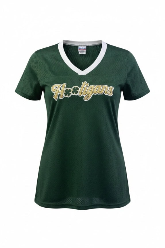 SPENCERS WOMENS GRAPHIC MAILLOT GREEN PRE OWNED S