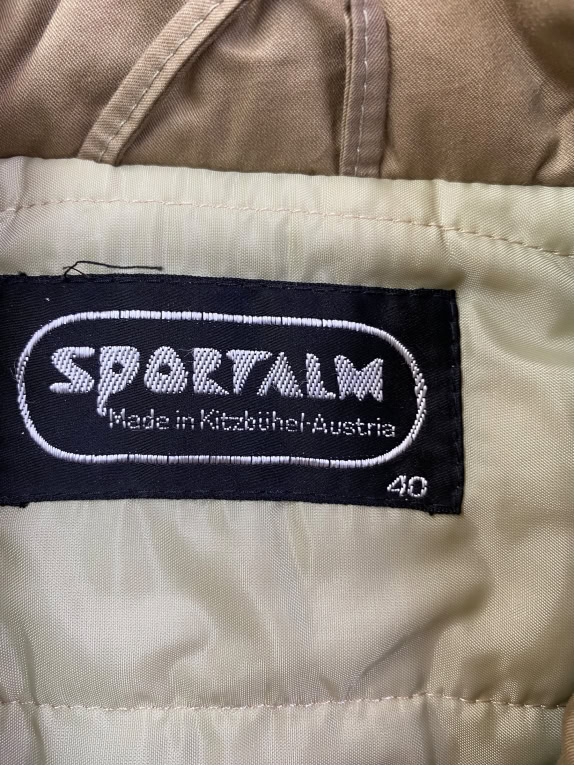 1980s SPORTALM ΑΜΑΝΙΚΟ ΜΠΟΥΦΑΝ ΓΙΛΕΚΟ RETRO ΜΠΕΖ UNISEX M