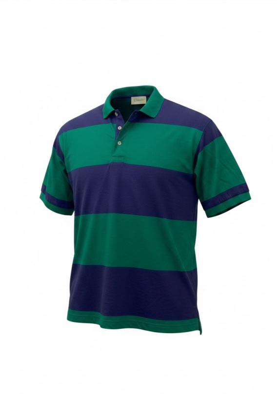 Polo a righe St. John’s Bay blu-verde