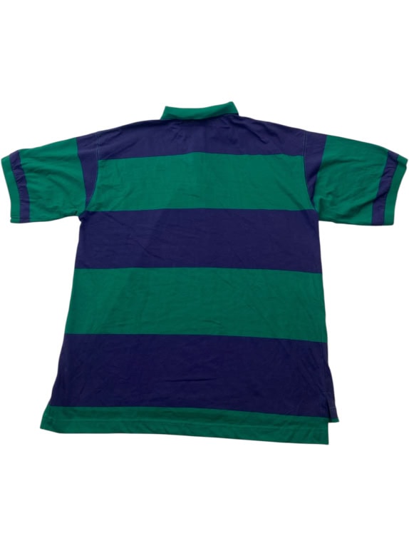 St. John’s Bay Ριγέ Polo Shirt Μπλε-Πράσινο