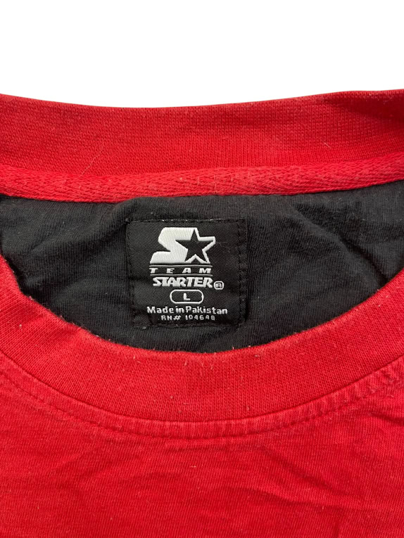 STARTER ΑΜΑΝΙΚΗ ΜΠΛΟΥΖΑ VINTAGE ΚΟΚΚΙΝΟ ΑΝΤΡΙΚΟ L pre-owned