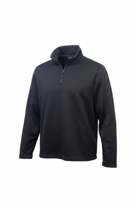 STARTER FELPA MEZZA ZIP SPORTSWEAR NERA UOMO PRE OWNED L