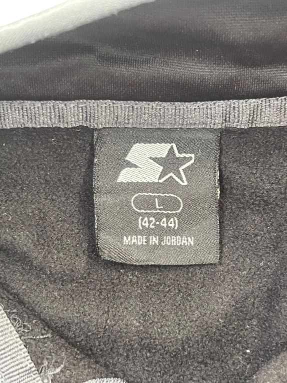 STARTER FELPA MEZZA ZIP SPORTSWEAR NERA UOMO PRE OWNED L