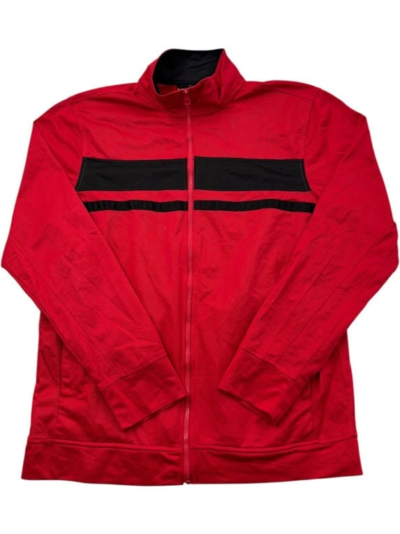 STARTER TRACK JACKET RETRO SPORTSWEAR ΚΟΚΚΙΝΟ ΜΑΥΡΟ ΑΝΤΡΙΚΟ PRE OWNED M