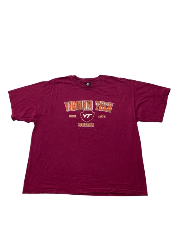 Starter Virginia Tech Hokies T-Shirt Μπορντό Unisex