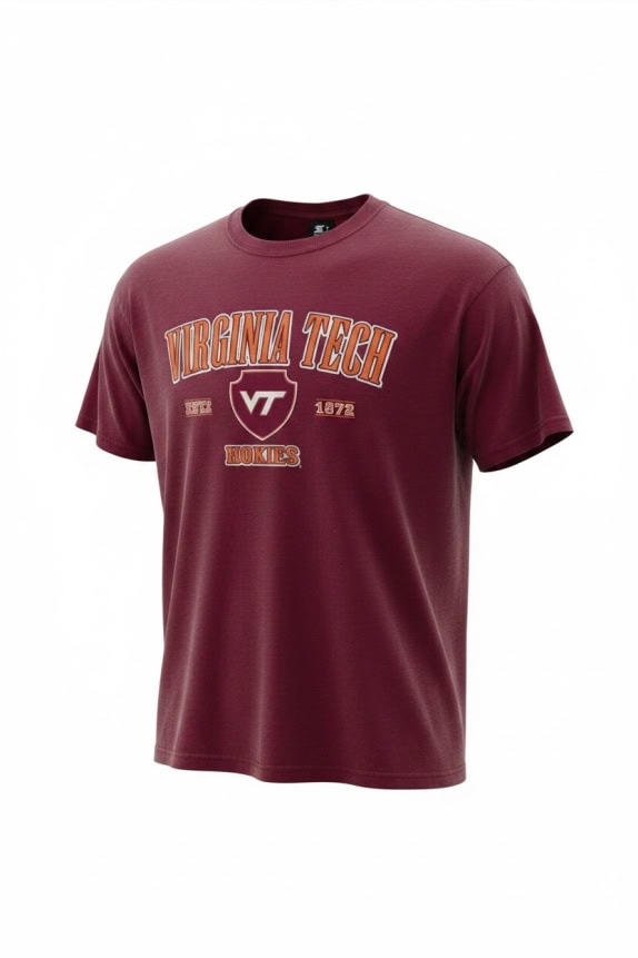 Starter Virginia Tech Hokies T-Shirt Burgundy Unisex