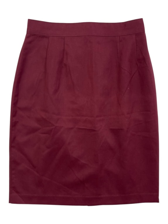 STEFANEL SKIRT 90s BURGUNDY WOMEN'S S