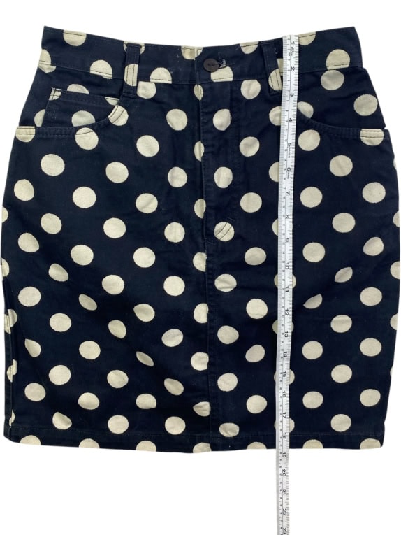 STEFANEL MINI ΦΟΥΣΤΑ POLKA DOT ΜΠΛΕ/ΛΕΥΚΟ ΓΥΝΑΙΚΕΙΑ XS