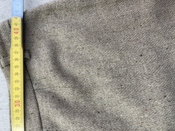 STEFANEL TROUSERS TWEED BROWN WOMEN PRE OWNED M
