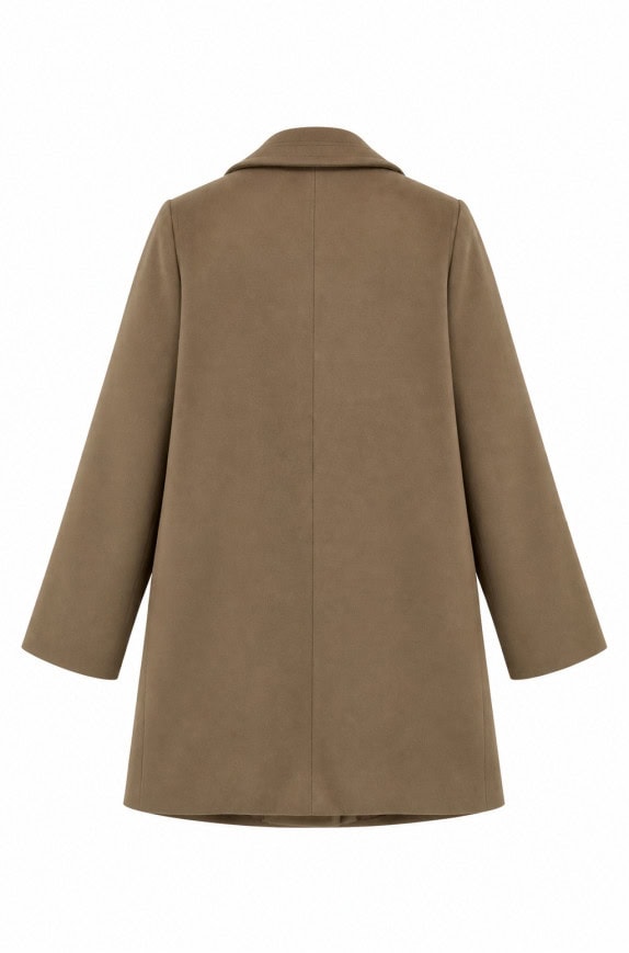 90s  STEFANIA RIMOLDI CAPPOTTO CLASSIC MARRONE DONNA PRE OWNED M