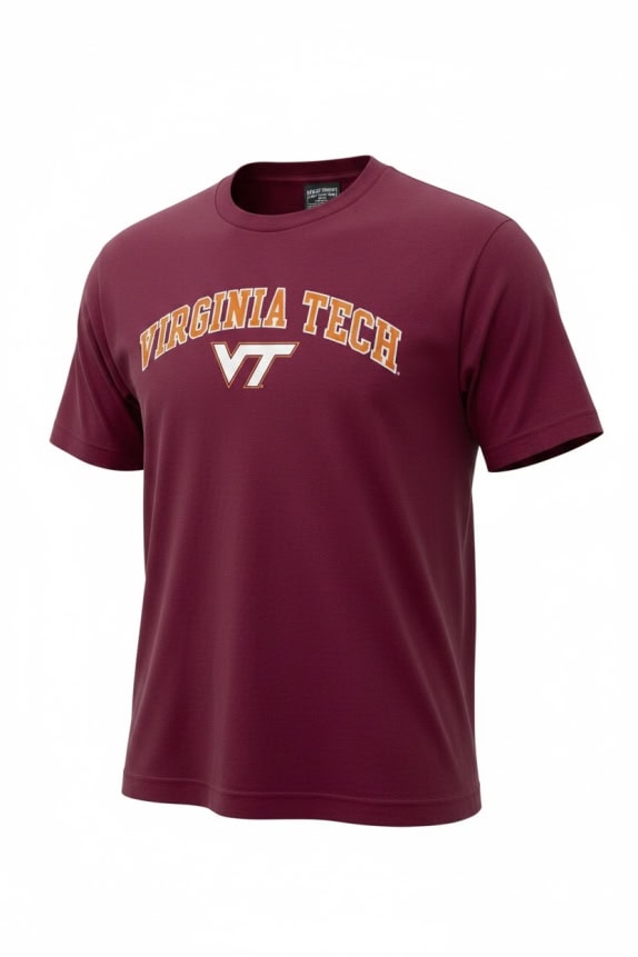 Steve & Barry’s Virginia Tech T-Shirt Burgundy Unisex