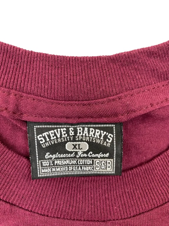 Steve & Barry’s Virginia Tech T-Shirt Burgundy Unisex