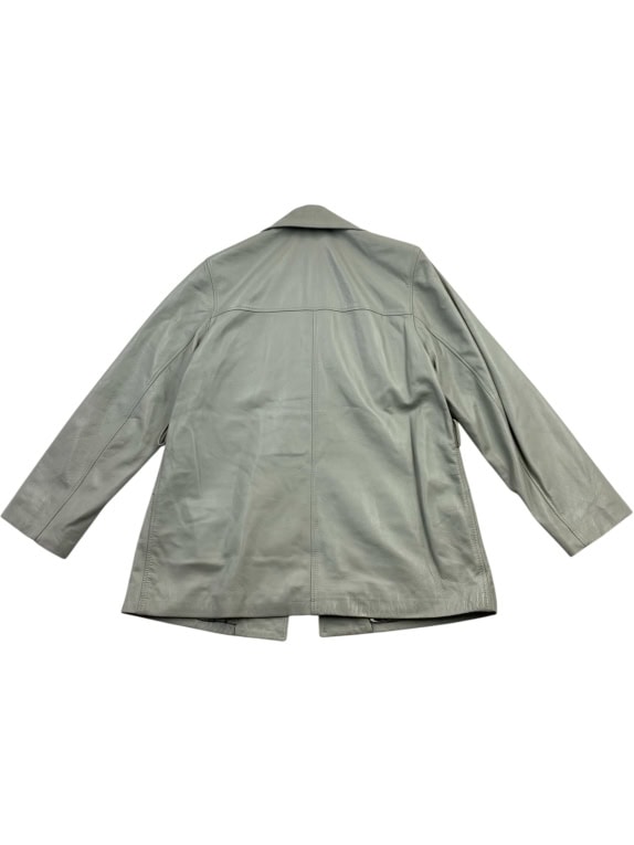 Steve Sinclair Δερμάτινο Jacket Γκρι-Πράσινο (XL)
