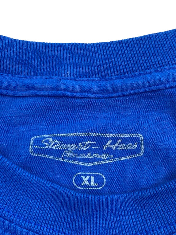 STEWART HAAS RACING T SHIRT COLE CUSTER 41 RACING ΜΠΛΕ UNISEX XL preowned