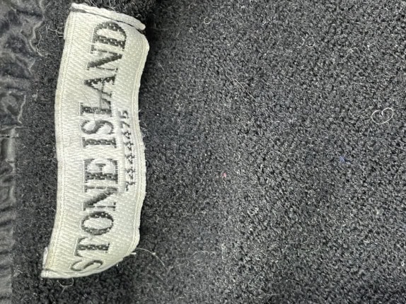 1990S STONE ISLAND HOODIE MINIMAL BLACK ΑΝΤΡΙΚΟ PRE OWNED M