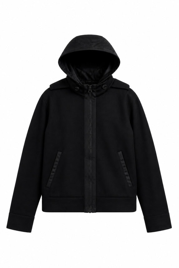 1990S STONE ISLAND HOODIE MINIMAL BLACK ΑΝΤΡΙΚΟ PRE OWNED M