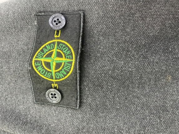 1990S STONE ISLAND ΖΑΚΕΤΑ ΜΕ ΦΕΡΜΟΥΑΡ MINIMAL ΜΑΥΡΟ ΑΝΤΡΙΚΟ PRE OWNED M