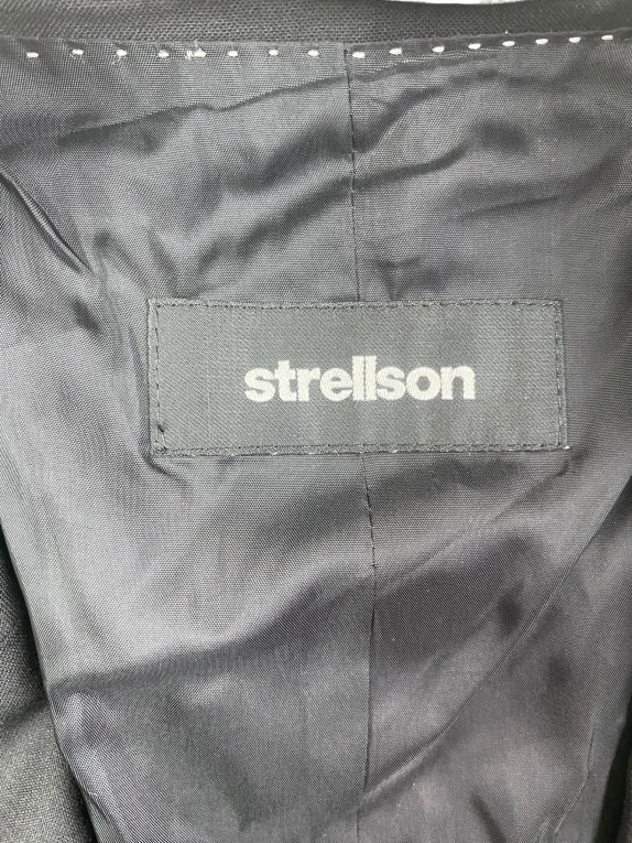 Strellson Blazer Κλασικό Μαύρο Ανδρικό XL