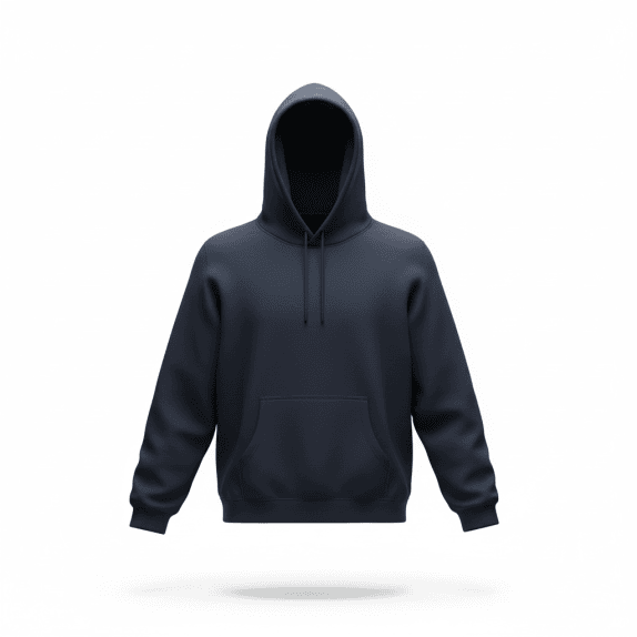 Studio Edit Φούτερ Hoodie Casual Λογότυπο Μπλε Σκούρο Ανδρικό M