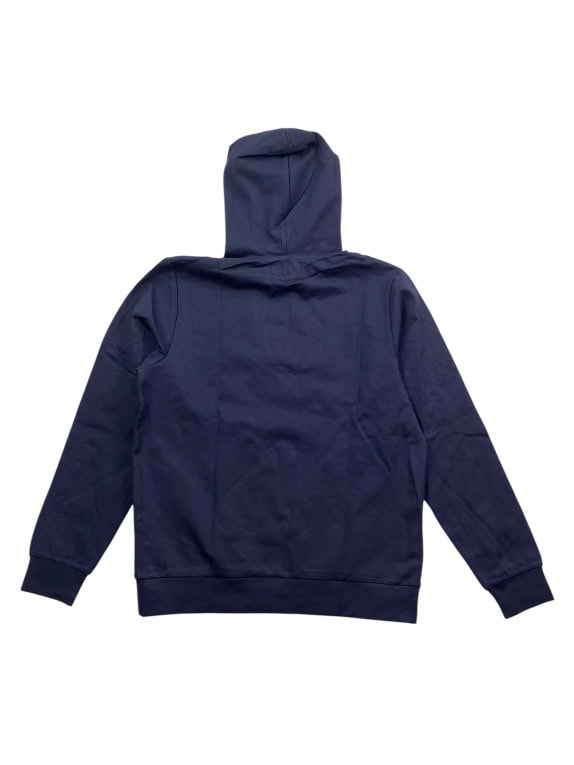 Studio Edit Φούτερ Hoodie Casual Λογότυπο Μπλε Σκούρο Ανδρικό M