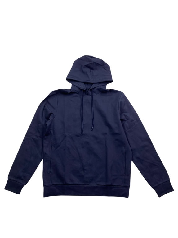 Studio Edit Φούτερ Hoodie Casual Λογότυπο Μπλε Σκούρο Ανδρικό M