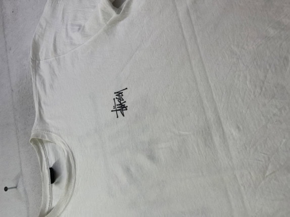 STUSSY GRAPHIC TEE STREETWEAR OFF WHITE UNISEX PRE OWNED XL