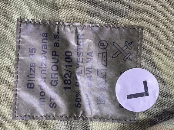 STV GROUP FIELD JACKET UTILITY CAMO OLIVE UNISEX PRE OWNED L