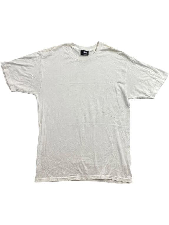STÜSSY T-SHIRT BASIC BIANCO UNISEX M usato