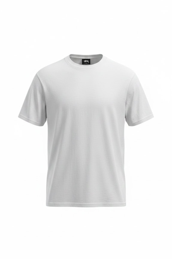 STÜSSY T-SHIRT BASIC BIANCO UNISEX M usato