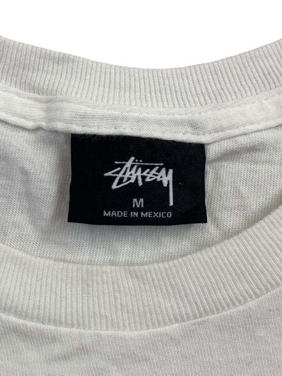 STÜSSY T-SHIRT BASIC BIANCO UNISEX M usato