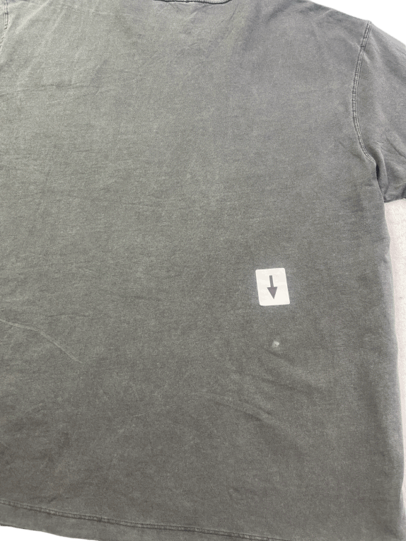 SUBURBS T SHIRT MINIMAL FADED BLACK UNISEX PRE OWNED XL