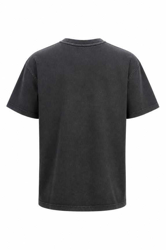 SUBURBS T SHIRT MINIMAL FADED BLACK UNISEX PRE OWNED XL