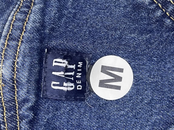 GAP DENIM JUMPSUIT VINTAGE BLUE UNISEX PRE OWNED M